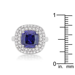 Micropave Lavender Purple Bridal Cocktail Ring freeshipping - Higher Class Elegance