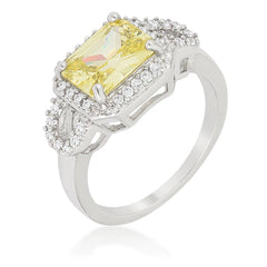 Radiant Cut Halo Ring freeshipping - Higher Class Elegance