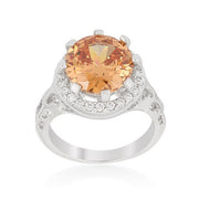 Champagne Organic Cocktail Ring freeshipping - Higher Class Elegance