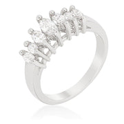 Graduated Marquise Anniversary Band freeshipping - Higher Class Elegance