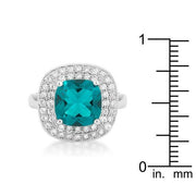 Aqua Bridal Cocktail Ring freeshipping - Higher Class Elegance