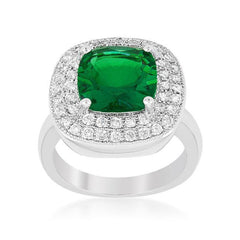 Green Bridal Cocktail Ring freeshipping - Higher Class Elegance