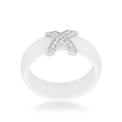 Modern Classic X Ring - White freeshipping - Higher Class Elegance