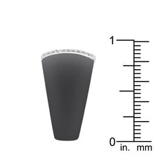Black Ceramic Cocktail Ring freeshipping - Higher Class Elegance