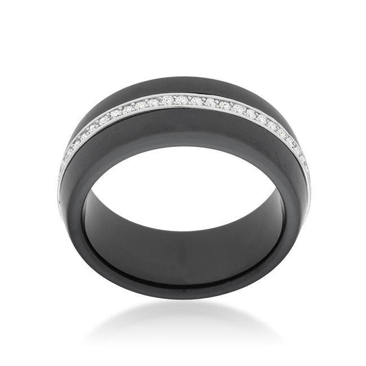 Ceramic Band Ring - Black freeshipping - Higher Class Elegance