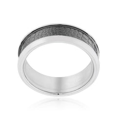 Band Ring with Animal Print Detail freeshipping - Higher Class Elegance
