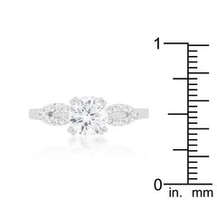 Round Solitaire Engagement Ring freeshipping - Higher Class Elegance