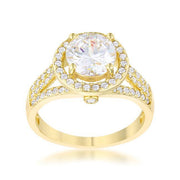 Marylin 2.5ct CZ 14k Gold Classic Ring freeshipping - Higher Class Elegance