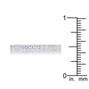 Teresa 0.5ct Clear CZ Stainless Steel Eternity Band freeshipping - Higher Class Elegance