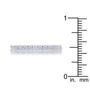 Teresa 0.5ct Light Lavender CZ Stainless Steel Eternity Band freeshipping - Higher Class Elegance