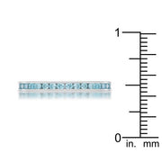 Teresa 0.5ct Aqua CZ Stainless Steel Eternity Band freeshipping - Higher Class Elegance