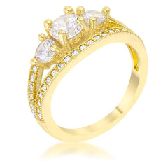 Geneviere 1.45ct CZ 14k Gold Classic Ring freeshipping - Higher Class Elegance
