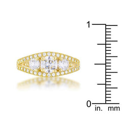 Geneviere 1.45ct CZ 14k Gold Classic Ring freeshipping - Higher Class Elegance