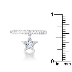 Cubic Zirconia Star Charm Fashion Ring freeshipping - Higher Class Elegance