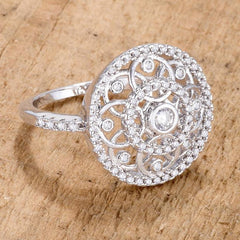 .5 Ct Interlocking Circles Ring with CZ freeshipping - Higher Class Elegance
