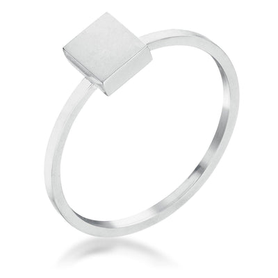 Stainless Steel Square Stackable Ring freeshipping - Higher Class Elegance