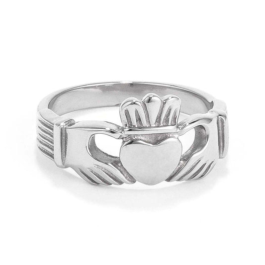 Stainless Steel Irish Claddagh Ring freeshipping - Higher Class Elegance