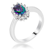 Mystic CZ Petite Oval Ring freeshipping - Higher Class Elegance