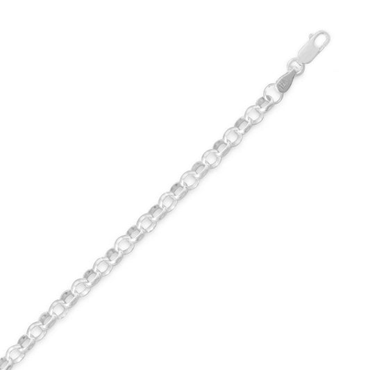 045 Rolo Chain Necklace (4mm) freeshipping - Higher Class Elegance