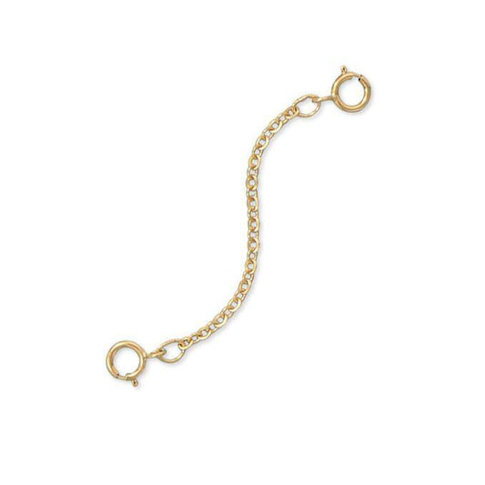 14/20 Gold Filled 2" Safety Chain (Set of 2) freeshipping - Higher Class Elegance