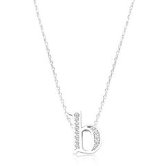 Pave Initial B Pendant freeshipping - Higher Class Elegance