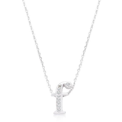 Pave Initial F Pendant freeshipping - Higher Class Elegance