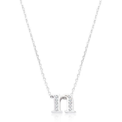 Pave Initial N Pendant freeshipping - Higher Class Elegance