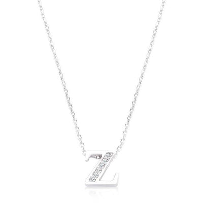 Pave Initial Z Pendant freeshipping - Higher Class Elegance