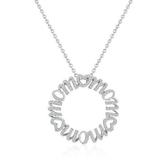 Mom Circle Pendant freeshipping - Higher Class Elegance