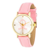 Breast Cancer Awareness Watch with Pink Band freeshipping - Higher Class Elegance
