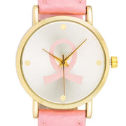 Breast Cancer Awareness Watch with Pink Band freeshipping - Higher Class Elegance