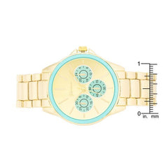 Chrono Gold Metal Watch freeshipping - Higher Class Elegance