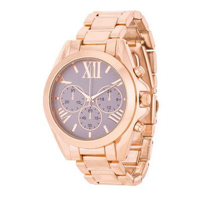 Roman Numeral Rose Gold Watch freeshipping - Higher Class Elegance