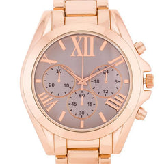 Roman Numeral Rose Gold Watch freeshipping - Higher Class Elegance