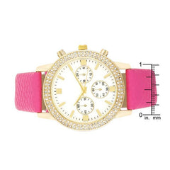 Gold Shell Pearl Watch With Crystals freeshipping - Higher Class Elegance