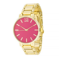 Gold Metal Watch - Pink freeshipping - Higher Class Elegance