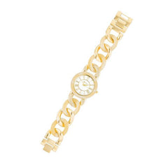 Gold Link Watch with Crystlas freeshipping - Higher Class Elegance