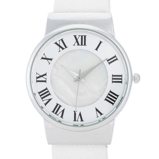 Classic Leather Cuff Watch freeshipping - Higher Class Elegance