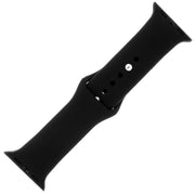 Classic Black Silicone Sports Watch Band 38mm freeshipping - Higher Class Elegance