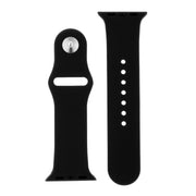 Classic Black Silicone Sports Watch Band 38mm freeshipping - Higher Class Elegance