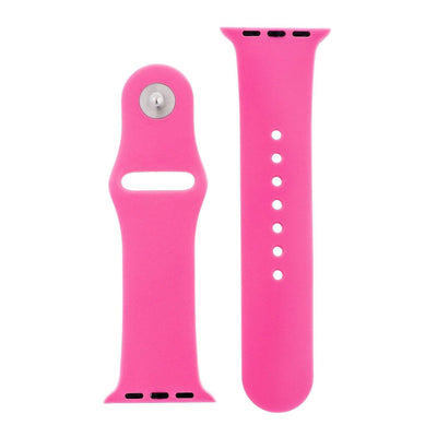 Hot Pink Silicone Sports Watch Band 38mm freeshipping - Higher Class Elegance