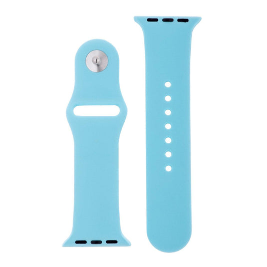 Soft Blue Silicone Sports Watch Band 38mm freeshipping - Higher Class Elegance
