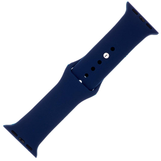 Navy Blue Silicone Sports Watch Band 38mm freeshipping - Higher Class Elegance