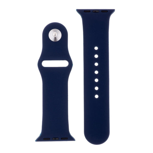 Navy Blue Silicone Sports Watch Band 42mm freeshipping - Higher Class Elegance