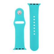 Totally Turquoise Silicone Sports  Watch Band 38mm freeshipping - Higher Class Elegance
