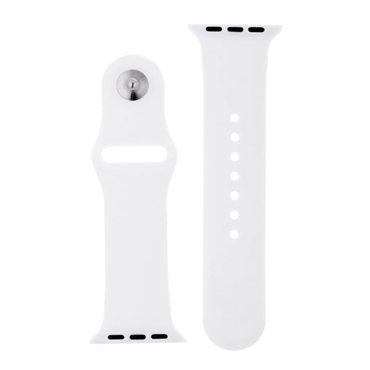 Classic White Silicone Sports Watch Band 38mm freeshipping - Higher Class Elegance