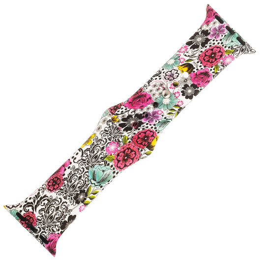 Floral Silicone Sports Watch Band 42mm freeshipping - Higher Class Elegance