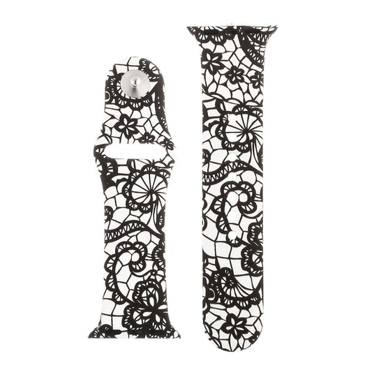 Modern Lace Silicone Sports Watch Band 38mm freeshipping - Higher Class Elegance