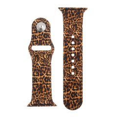 Leopard Print Silicone Sports Watch Band 38mm freeshipping - Higher Class Elegance