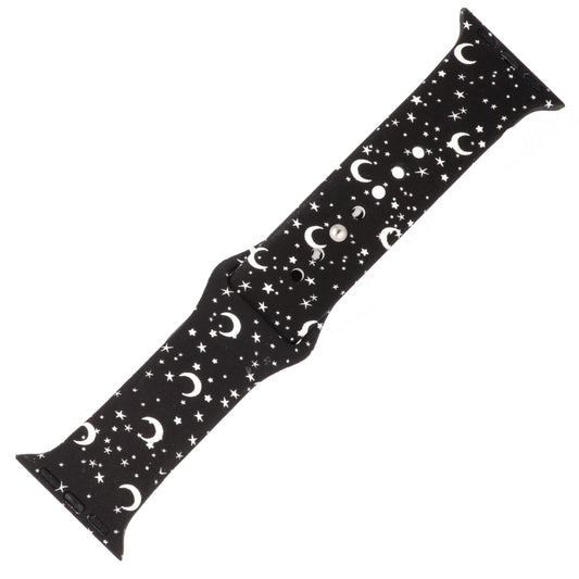 Moon and Stars Silicone Sports Watch Band 42mm freeshipping - Higher Class Elegance